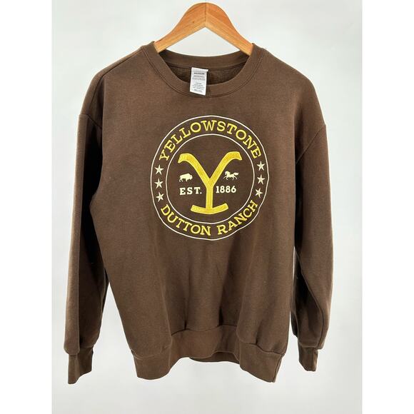 Yellowstone Dutton Ranch Unisex Medium Sweatshirt - Distressed - Picture 7 of 8